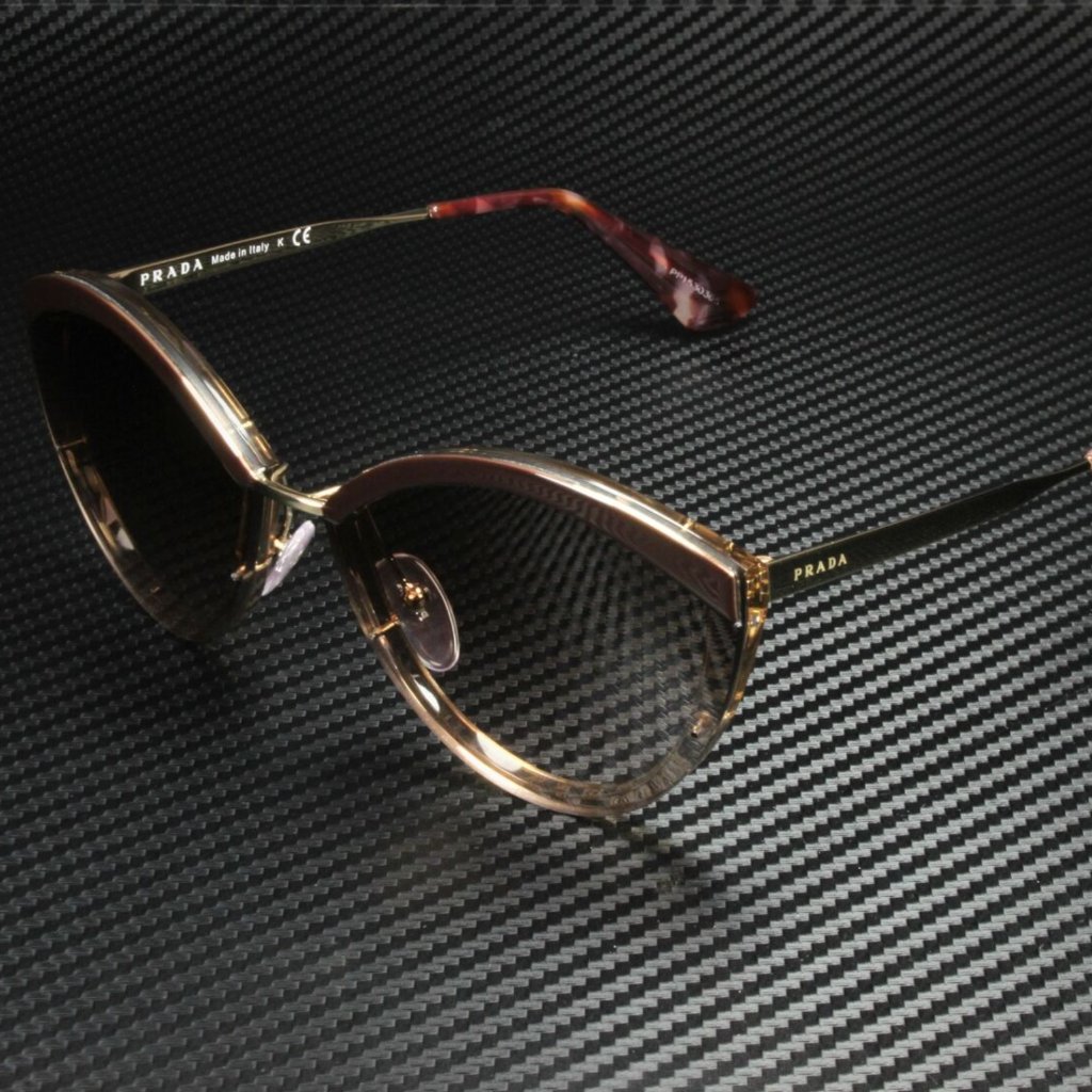 Prada Women's Brown And Pink Sunglasses!